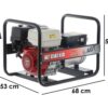 AGT 8503 HSB - Generatore di corrente a benzina 6.4 kW - Continua 6 kW Trifase