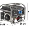 Blackstone BG 5050-X ES - Generatore di corrente con AVR 3.6 kw - Continua 3.2 kW Monofase