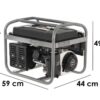 Blackstone BG 5050-X - Generatore di corrente con AVR 3.6 kw - Continua 3.2 kW Monofase