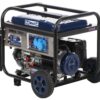 BullMach AMBRA 13800 E - Generatore di corrente carrellato a benzina con AVR 10 Kw monofase - Quadro ATS incluso