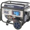 BullMach AMBRA 6500 E - Generatore di corrente carrellato a benzina con AVR 5.5 kW - Continua 5 kW Monofase