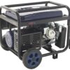 BullMach AMBRA 6500 E - Generatore di corrente carrellato a benzina con AVR 5.5 kW - Continua 5 kW Monofase