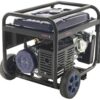 BullMach AMBRA 6500 E - Generatore di corrente carrellato a benzina con AVR 5.5 kW - Continua 5 kW Monofase