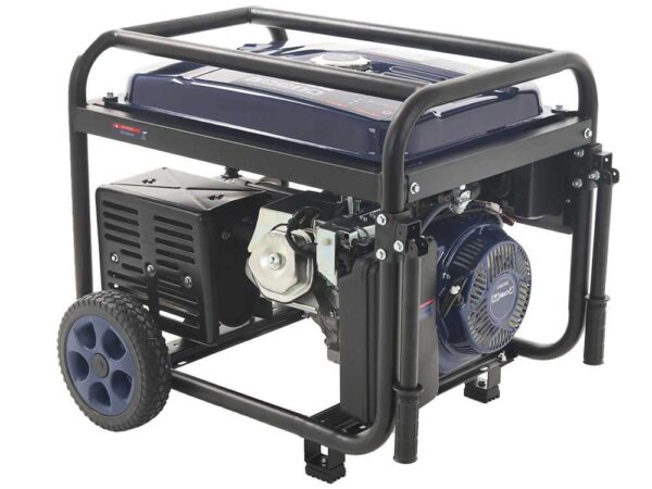 BullMach AMBRA 6500 E - Generatore di corrente carrellato a benzina con AVR 5.5 kW - Continua 5 kW Monofase