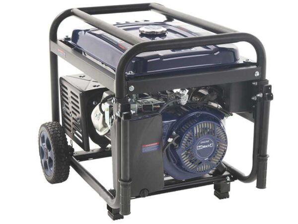 BullMach AMBRA 6500 E - Generatore di corrente carrellato a benzina con AVR 5.5 kW - Continua 5 kW Monofase
