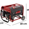 Einhell TC-PG 35/E5 - Generatore di corrente carrellato con AVR 3.1 kW - Continua 2.6 kW Monofase