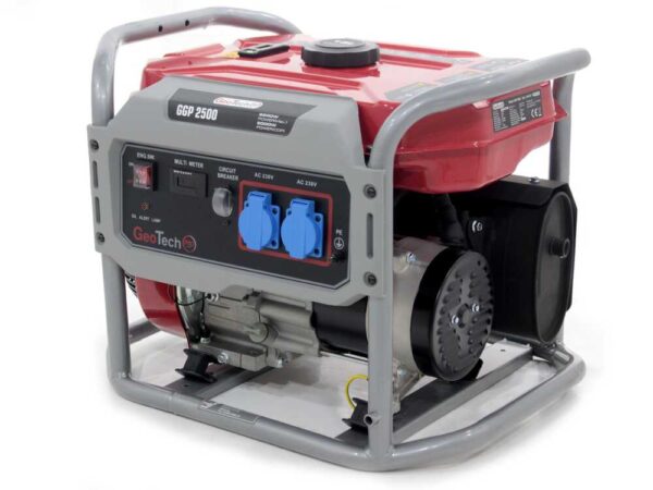 GeoTech-Pro GGP 2500 - Generatore di corrente carrellato con AVR 2.2 kW - Continua 2 kw Monofase