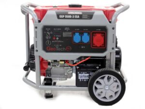GeoTech-Pro GGP 9500-3 ESA - Generatore di corrente carrellato con AVR avv. elettrico 7.8 kW - Continua 7.5 kW