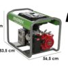 Gruppo elettrogeno monofase 6 kw - Energy EY-7MB AVR - Motore Honda