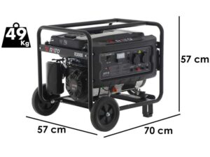 Gruppo elettrogeno monofase a benzina Rato R3000 - Carrellato - 2.7 Kw