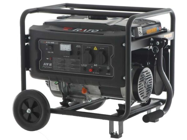 Gruppo elettrogeno monofase a benzina Rato R3000 - Carrellato - 2.7 Kw