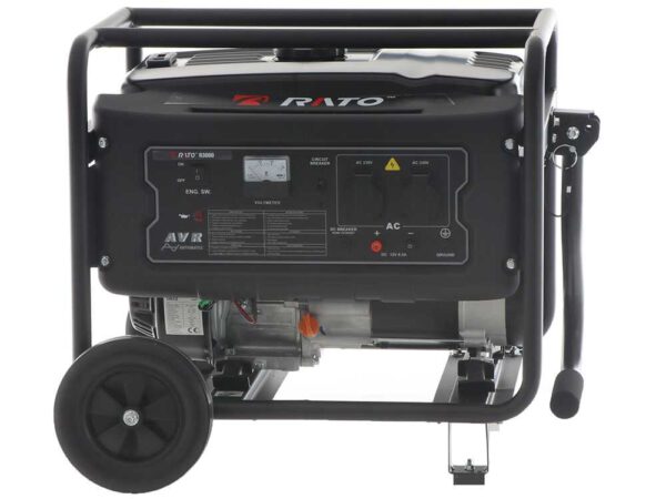 Gruppo elettrogeno monofase a benzina Rato R3000 - Carrellato - 2.7 Kw