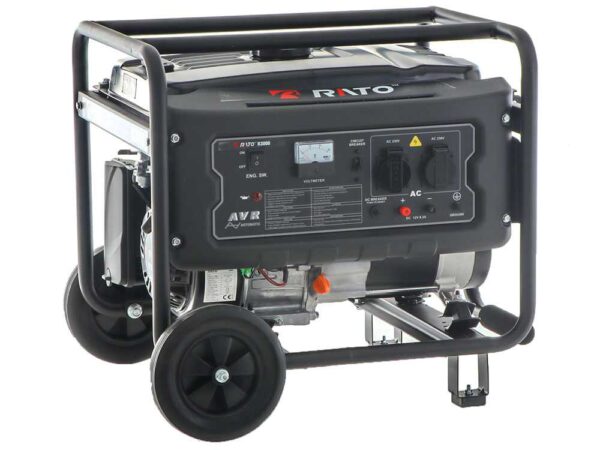 Gruppo elettrogeno monofase a benzina Rato R3000 - Carrellato - 2.7 Kw
