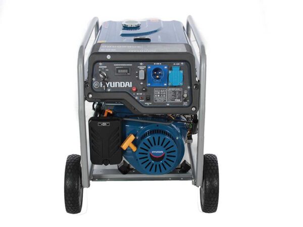 Hyundai Dynamic HY5500E - Generatore di corrente carrellato con AVR 5.8 kW - Continua 5.5 kW Monofase + ATS