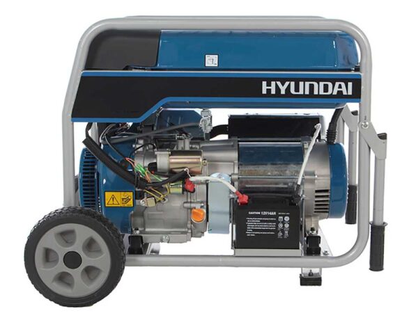 Hyundai Dynamic HY5500E - Generatore di corrente carrellato con AVR 5.8 kW - Continua 5.5 kW Monofase + ATS