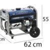 Hyundai LS6875EB - Generatore di corrente carrellato con AVR 5.5 kW - Continua 5 kW Monofase