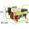 Pramac E 4000 - Generatore di corrente 3 kW - Continua 2.6 kW Monofase