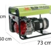 Pramac ES 8000 - Generatore di corrente 6.4 kW - Continua 5.4 kW Monofase