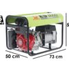Pramac ES 8000 - Generatore di corrente con AVR 6.6 kW - Continua 6.6 kW Trifase