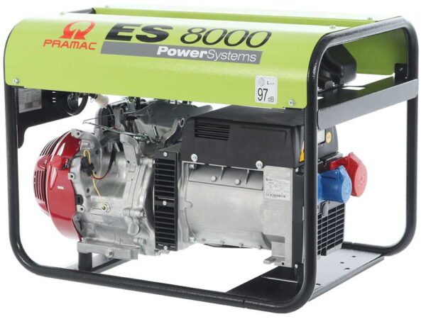 Pramac ES 8000 - Generatore di corrente con AVR 6.6 kW - Continua 6.6 kW Trifase