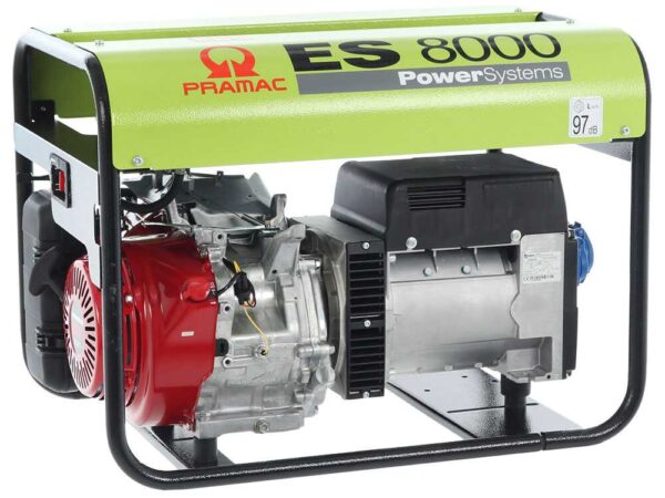 Pramac ES 8000 - Generatore di corrente con AVR 6.6 kW - Continua 6.6 kW Trifase