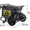 Pramac WX3200 - Generatore di corrente carrellato 2.85 kW - Continua 2.45 kW Monofase