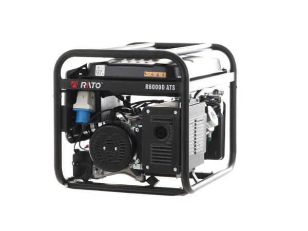 Rato R6000D-ATS AVR - Generatore di corrente a benzina con AVR 6 kW - Continua 5.5 kW Monofase