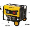 Stanley SG 6500B - Gruppo elettrogeno a benzina - AVR - 6.5 kW trifase
