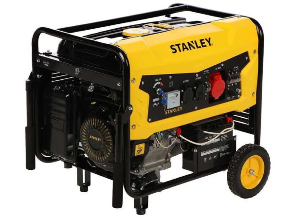 Stanley SG 6500B - Gruppo elettrogeno a benzina - AVR - 6.5 kW trifase