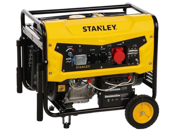 Stanley SG 6500B - Gruppo elettrogeno a benzina - AVR - 6.5 kW trifase