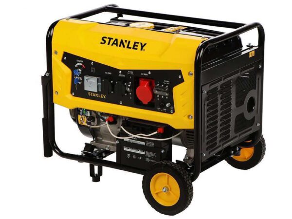 Stanley SG 7500B - Gruppo elettrogeno a benzina - AVR - 7.5 kW trifase