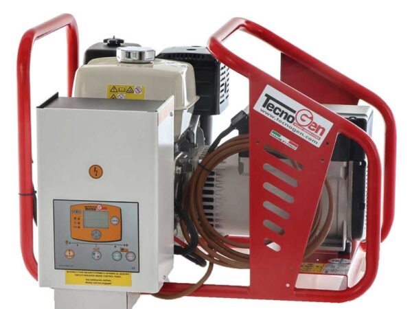 TecnoGen H8000 E/A - Generatore di corrente a benzina 5.8 kW - Continua 5.2 kW Monofase + ATS